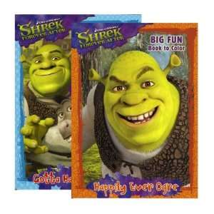   SHREK FOREVER AFTER Coloring & Activity Book Pack of 36: Toys & Games