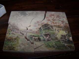   Brothers Pastime Puzzle wooden jigsaw figural Old Grist Mill #2  