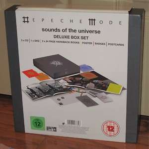 DEPECHE MODE SOUNDS OF THE UNIVERSE DELUXE BOX SET CD 5099969577628 