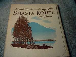 1948 Shasta Route Scenic Views 16 color photos 8 by 10  