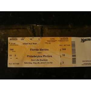  Roy Halladay Perfect Game Ticket 5/29/10 Sports 
