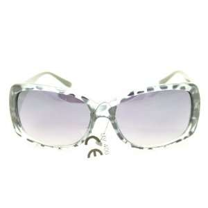  Fashion Leopard Sunglasses P8124 Wild Lady Clear and Black 