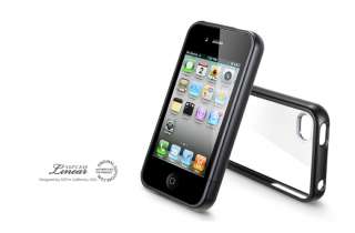 SGP iPhone 4 Case Linear Crystal Series Smooth Black  