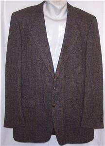 38R Givenchy Monsieur 100% PURE WOOL TWEED sport coat suit blazer 