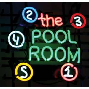 Pool Room 18x18 Neon Sign 