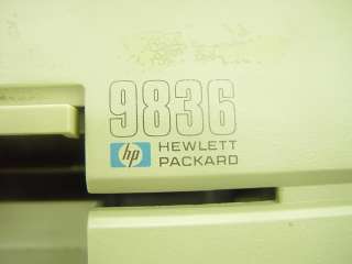 Hewlett Packard HP 9836 Computer with HP IB VINTAGE  
