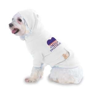 AMERICAN SWEETHEART Hooded (Hoody) T Shirt with pocket for your Dog or 