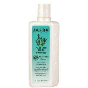  Jason Aloe Vera Shampoo, 84% Certified Organic 16oz (Pack 