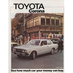    1975 Toyota Corona Original Sales Brochure 