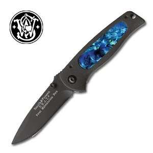 Smith and Wesson Folding Knife Black Baby Swat: Sports 