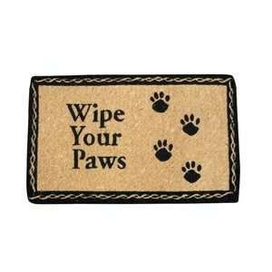  Wipe Your Paws Print Welcome Mat