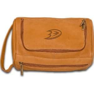 Pangea Anaheim Ducks Premium Leather Shaving Bag  Sports 