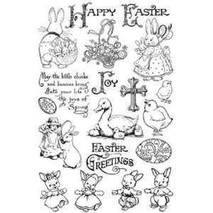  Easter Joy Medium Clear Art Stamp SM24CS: Everything Else