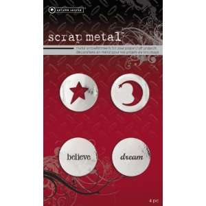    Scrapmetal Embellishments: Believe Sentiments: Home & Kitchen