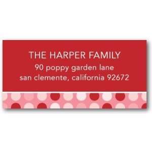  Valentines Day Personalized Stickers   Valentines Dots 
