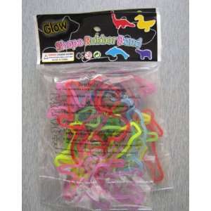   glow in the dark rubber bands shape rubber band 14400pcs Toys & Games
