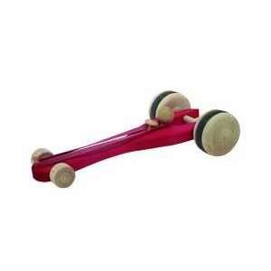  Red Wooden Rubber Band Race Car: Toys & Games