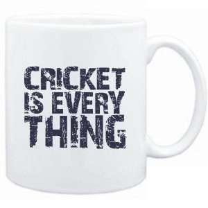  Mug White  Cricket is everything  Hobbies Sports 