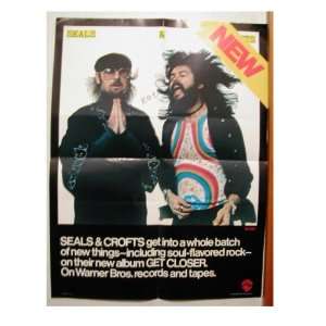  Seals & Crofts Poster Old Get Closer And 