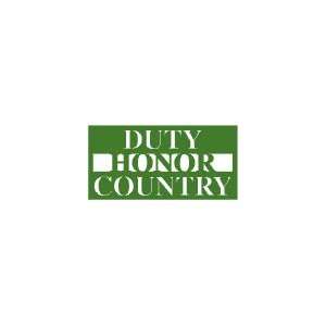  Little Extras Duty Honor Courage Laser Cut Ribbon 