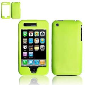  Apple iPhone 3G PDA Solid Neon Green Protective Case + Free 