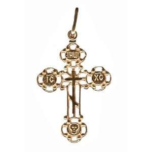  Gold Cross 14KT, Christian Orthodox Cross 