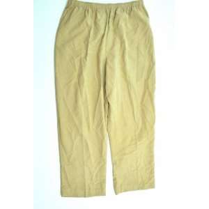  NEW ALFRED DUNNER WOMENS PANTS TAN 16: Beauty