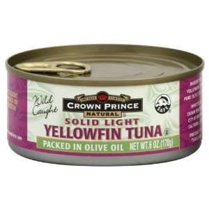 Crown Prince, Tuna Yellow Fin, 6 OZ (Pack of 24)  Grocery 