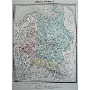  Tardieu Map of Russia European (1863)