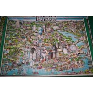  City of Boston 504 Tripl Thick Piece Jigsaw Puzzle: Toys 