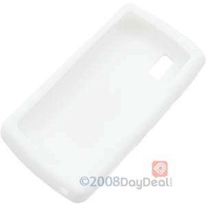   White Silicone Skin Cover for LG Vu CU920: Cell Phones & Accessories