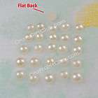 10000 Ivory Pearl Bead Table Scatter Flatback Wedding Favor Decoration 