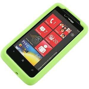    Silicone Skin Cover for HTC Trophy, Cool Green Electronics