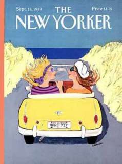 New Yorker COVER 09/18/1989 Summer Cruising WESTMAN  