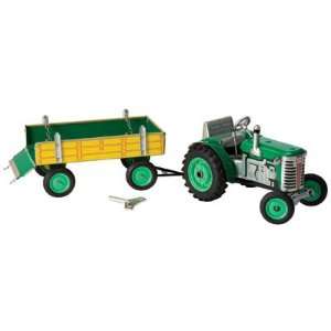  Kovap Zetor Czech Tin Windup Tractor   Green Toys & Games