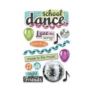   Dimensional Cardstock Stickers   School Dance Arts, Crafts & Sewing