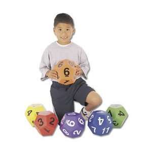  12 Sided Numbered Dice (D12s) Sold Per SET of 6: Sports 