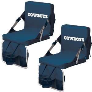 Dallas Cowboys 2 Pack Stadium Seat   NFL Football:  Sports 