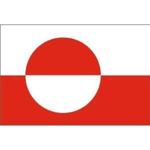  Greenland Flag 3ft x 5ft Polyester Patio, Lawn & Garden