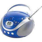   BOOMBOX CD PLAYER with AM/FM STEREO TUNER RADIO CXCD241 *BLUE*  