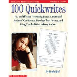   value 100 Quickwrites By Scholastic Teaching Resources Toys & Games