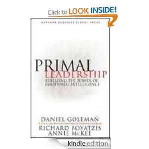: Learning to Lead with Emotional Intelligence: Daniel Goleman 