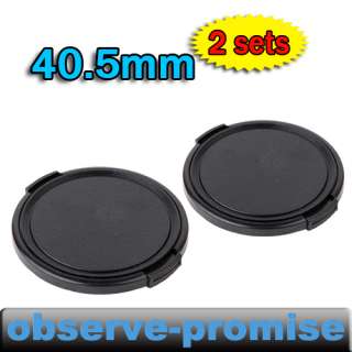 2X 40.5MM SIDE PINCH LENS CAP FOR FILTERS & DC NEW HOT  