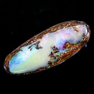 22 ct. Fantastic Party Crystal Core Boulder Solid Opal NR  