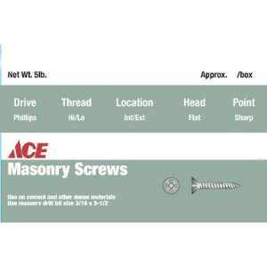  2 each Ace Masonry Screws (586 14X314)