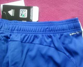 NWT ADIDAS MLS FC DALLAS 3/4 TRAINING PANTS BLUE sz XL ClimaCool 100% 