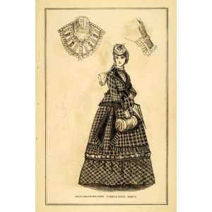   Fashion 19th Century   Original Halftone Print