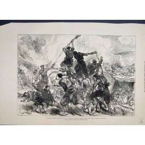  1877 Karahassankoi Battle Turkish Russian Trench Print 