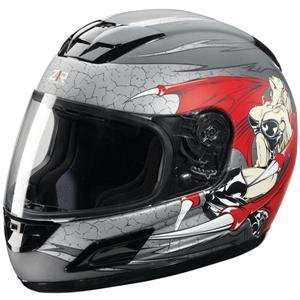  Z1R Viper Devil Girl Helmet   Medium/Smoke Automotive
