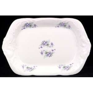 Violet Fine China Small Serving Tray